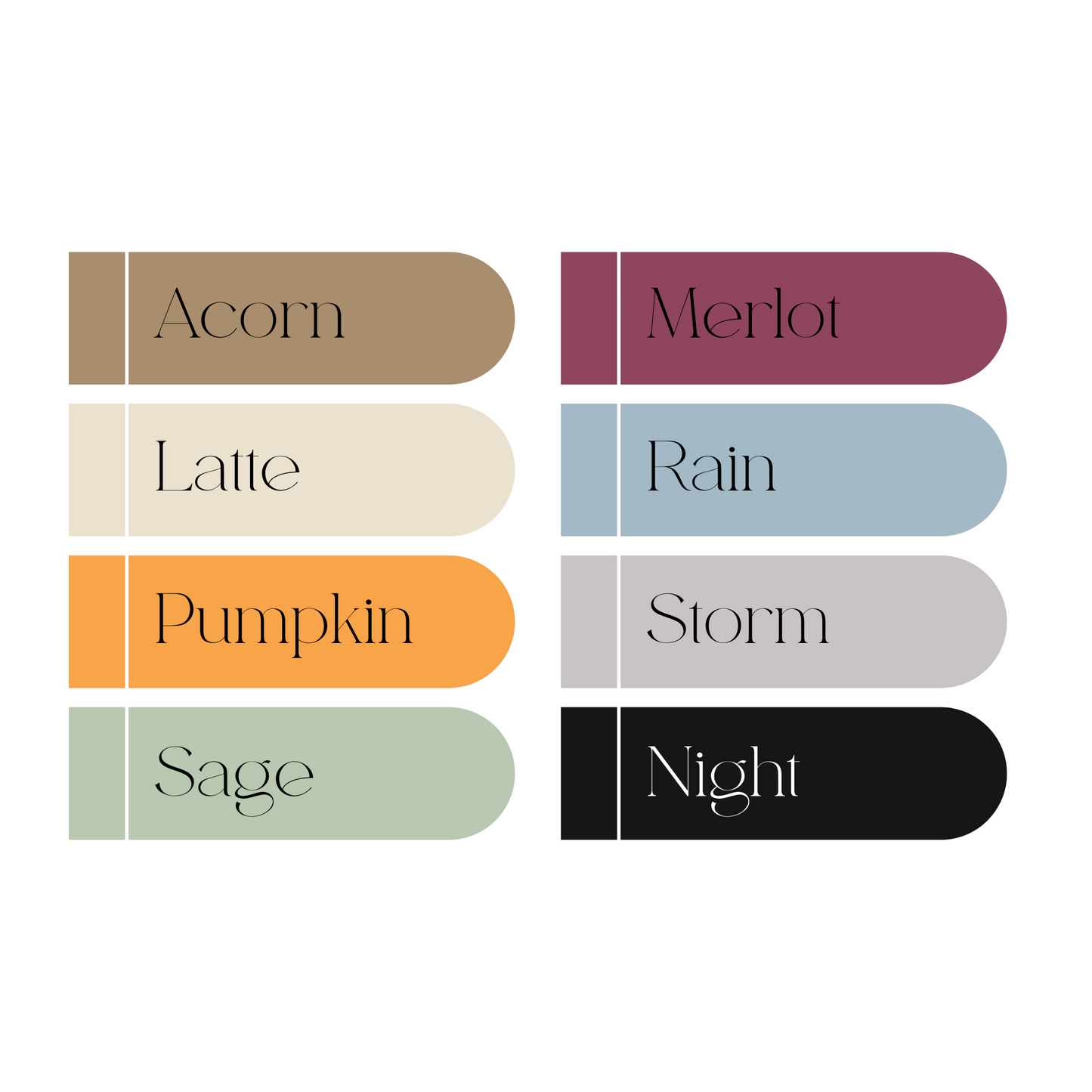 Alcohol Ink Swatches | Foiled Stickers | Fall Palette