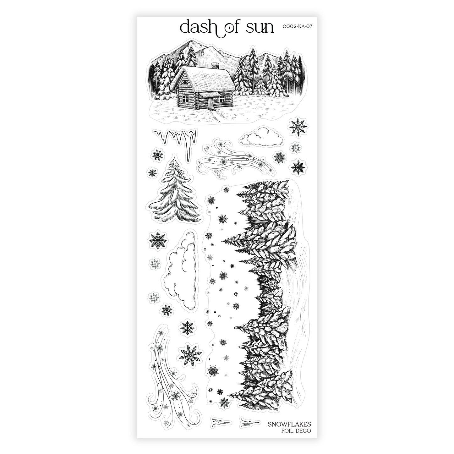 Snowflakes | Foiled Deco