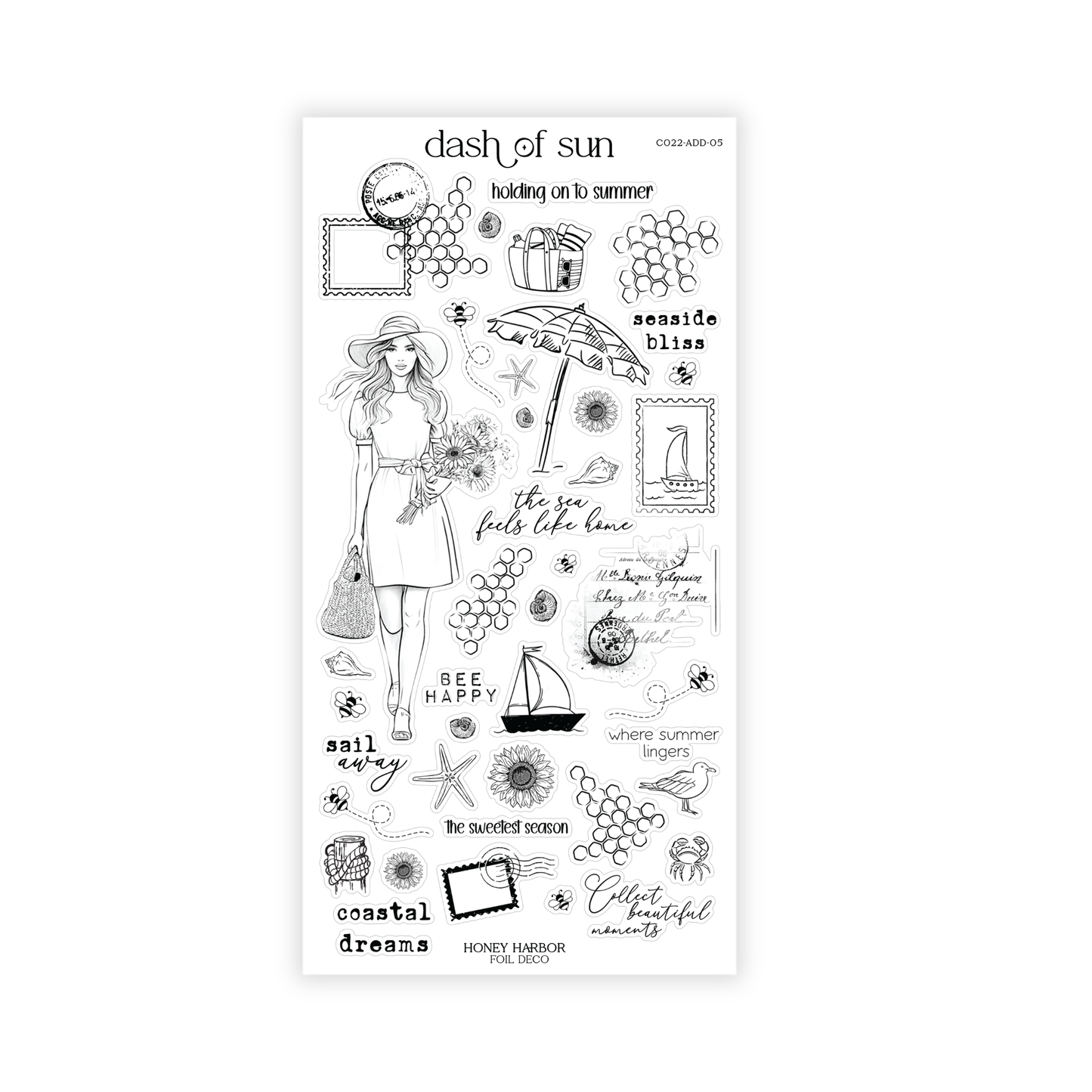 Honey Harbor | Foiled Deco