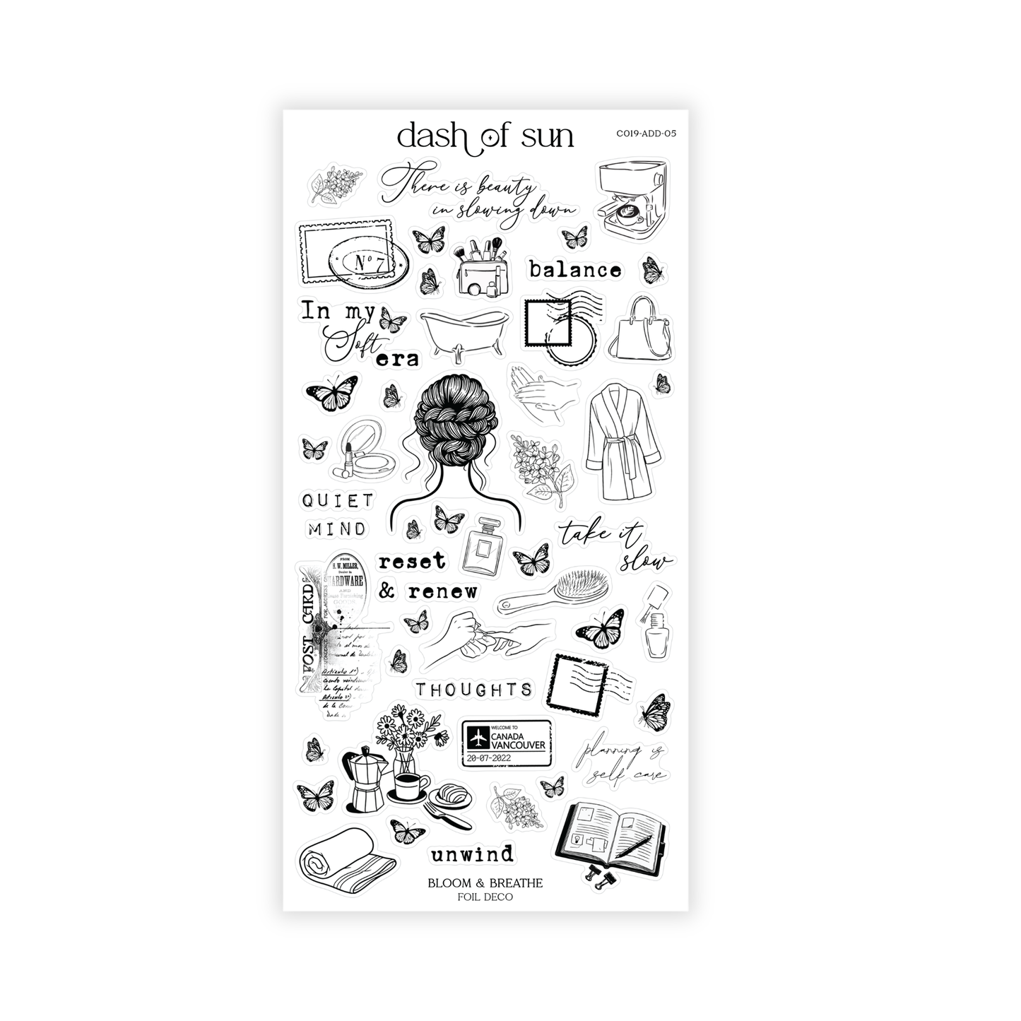 Bloom & Breathe | Foiled Deco