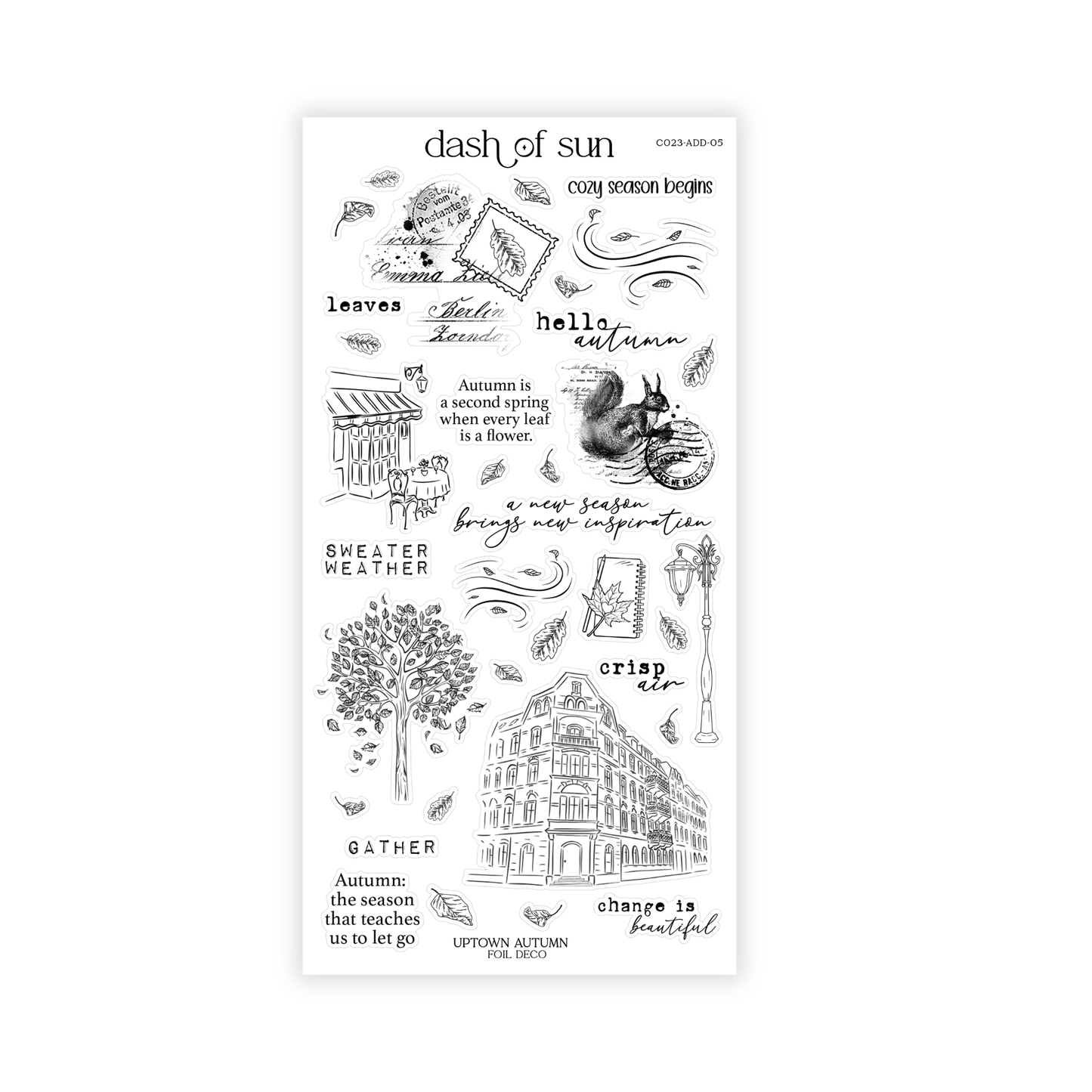 Uptown Autumn | Foiled Deco