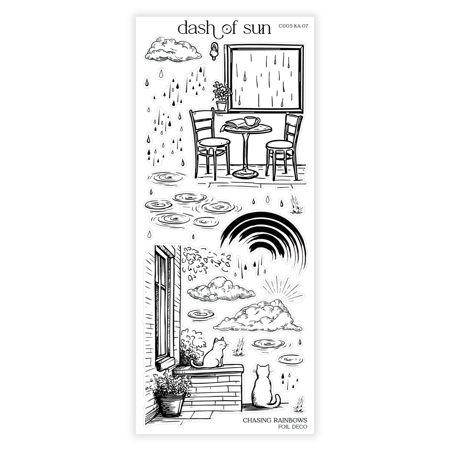 Chasing Rainbows | Foiled Deco