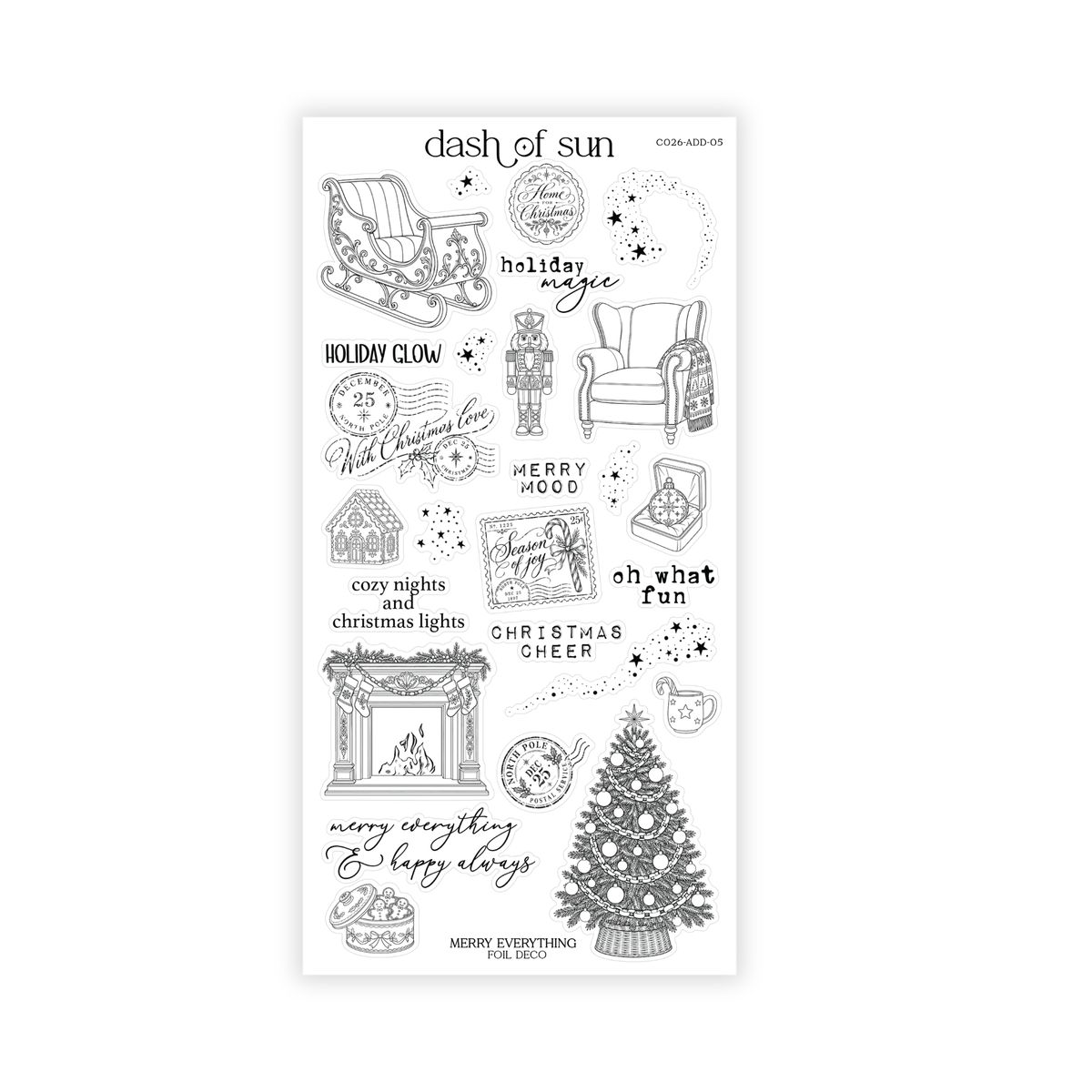 Merry Everything | Foiled Deco
