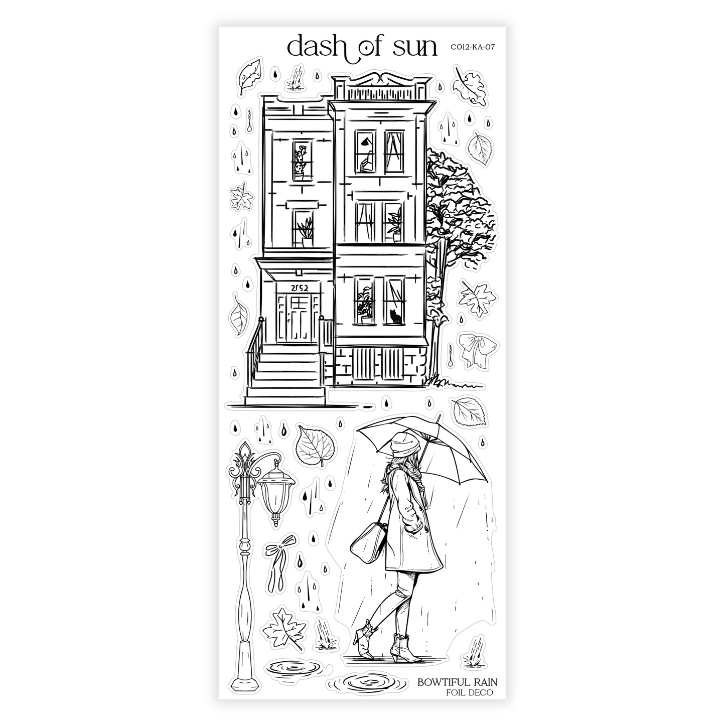 Bowtiful Rain | Foiled Deco