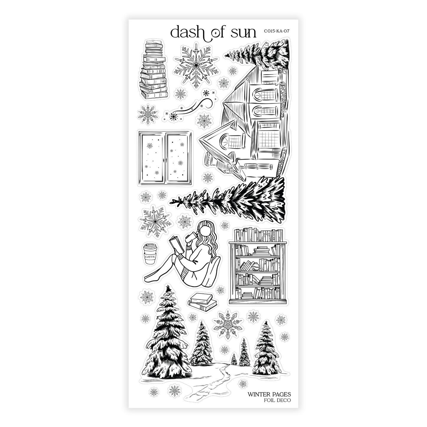 Winter Pages | Foiled Deco