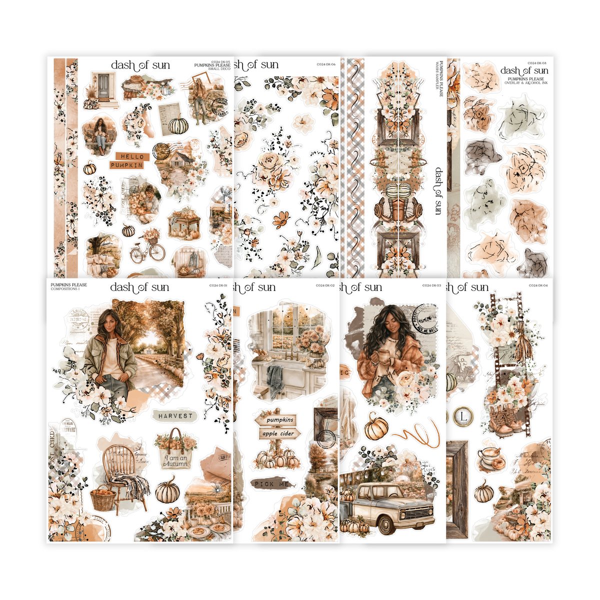 Pumpkins Please | Decorative Sticker Kit