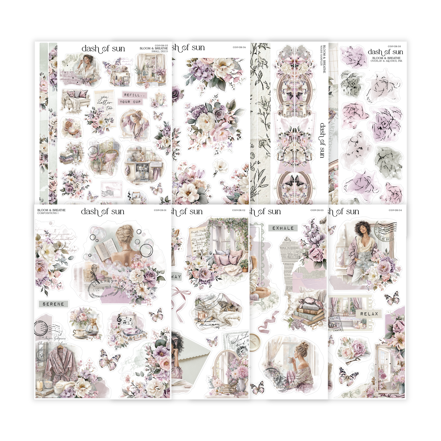 Bloom & Breathe | Decorative Sticker Kit