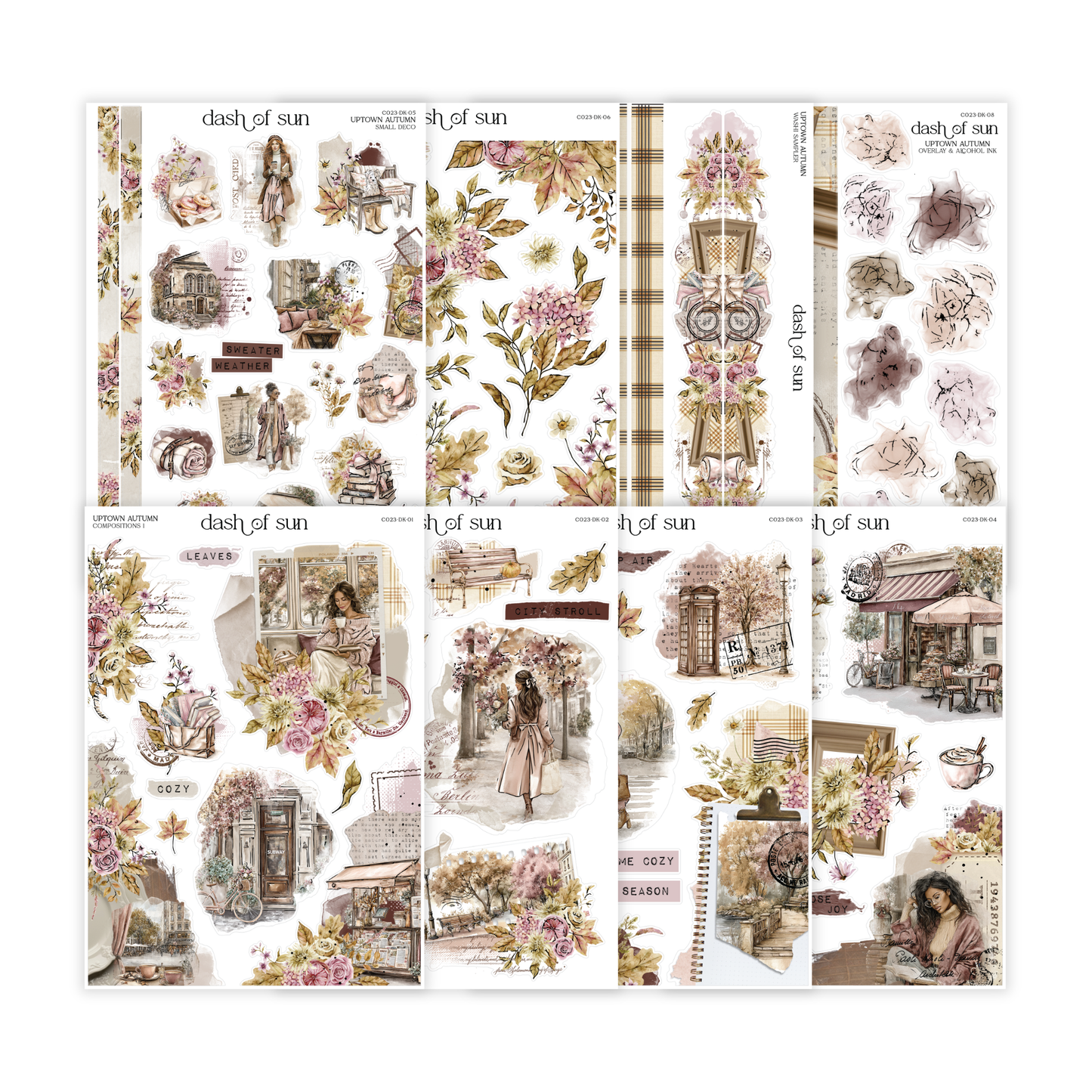 Uptown Autumn | Decorative Sticker Kit