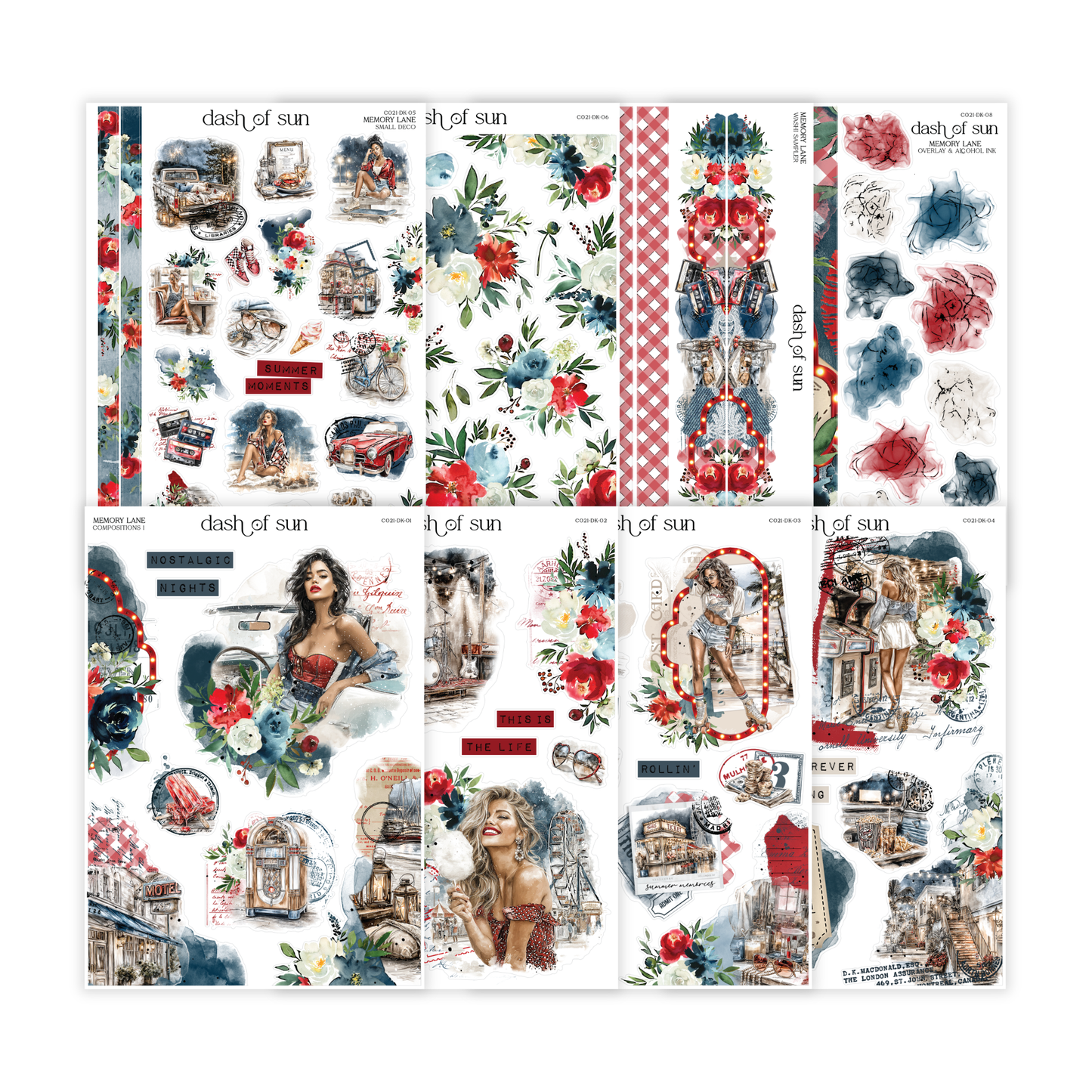 Memory Lane | Decorative Sticker Kit