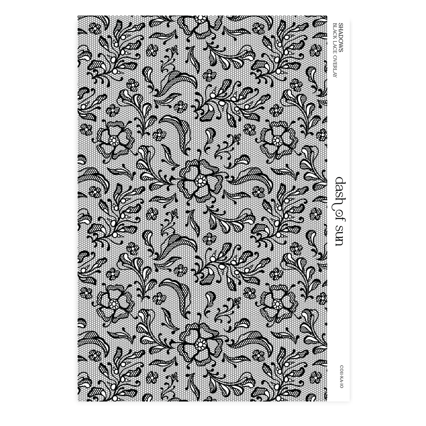 Shadows | Black Lace Overlay