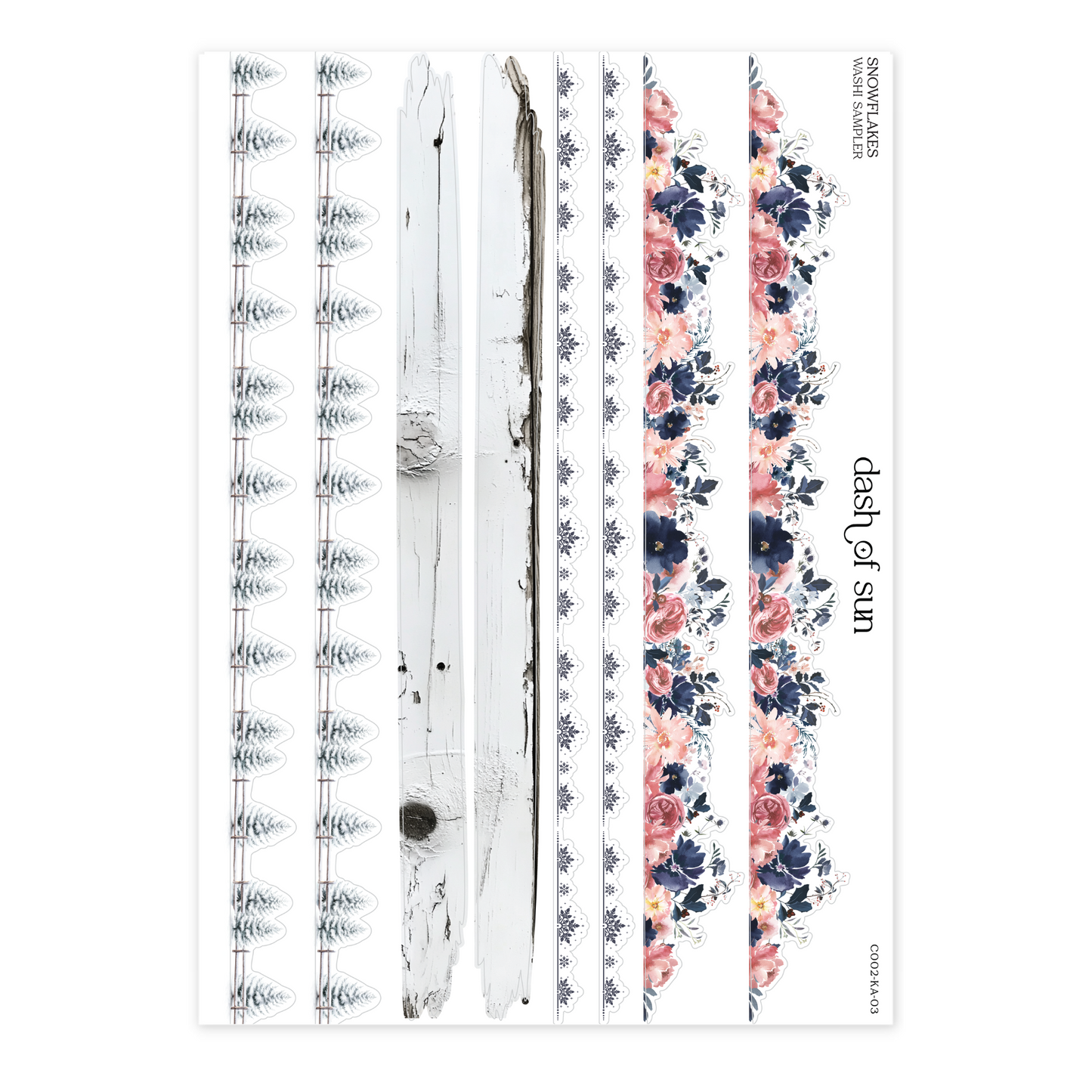 Snowflakes | Washi Sampler