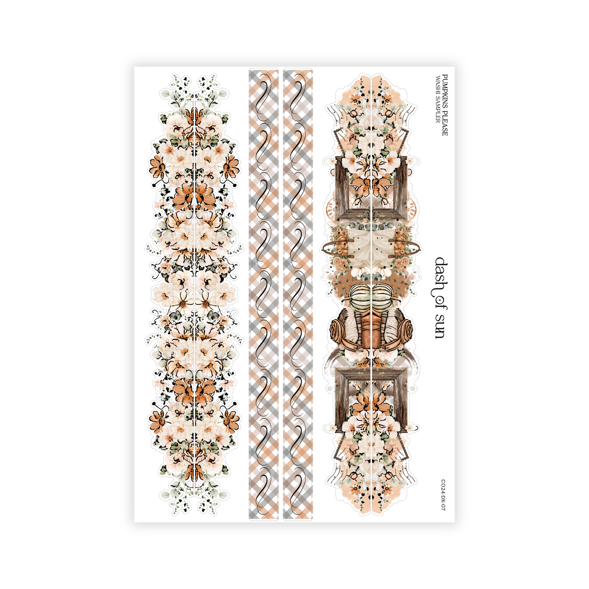 Pumpkins Please | Washi Sampler