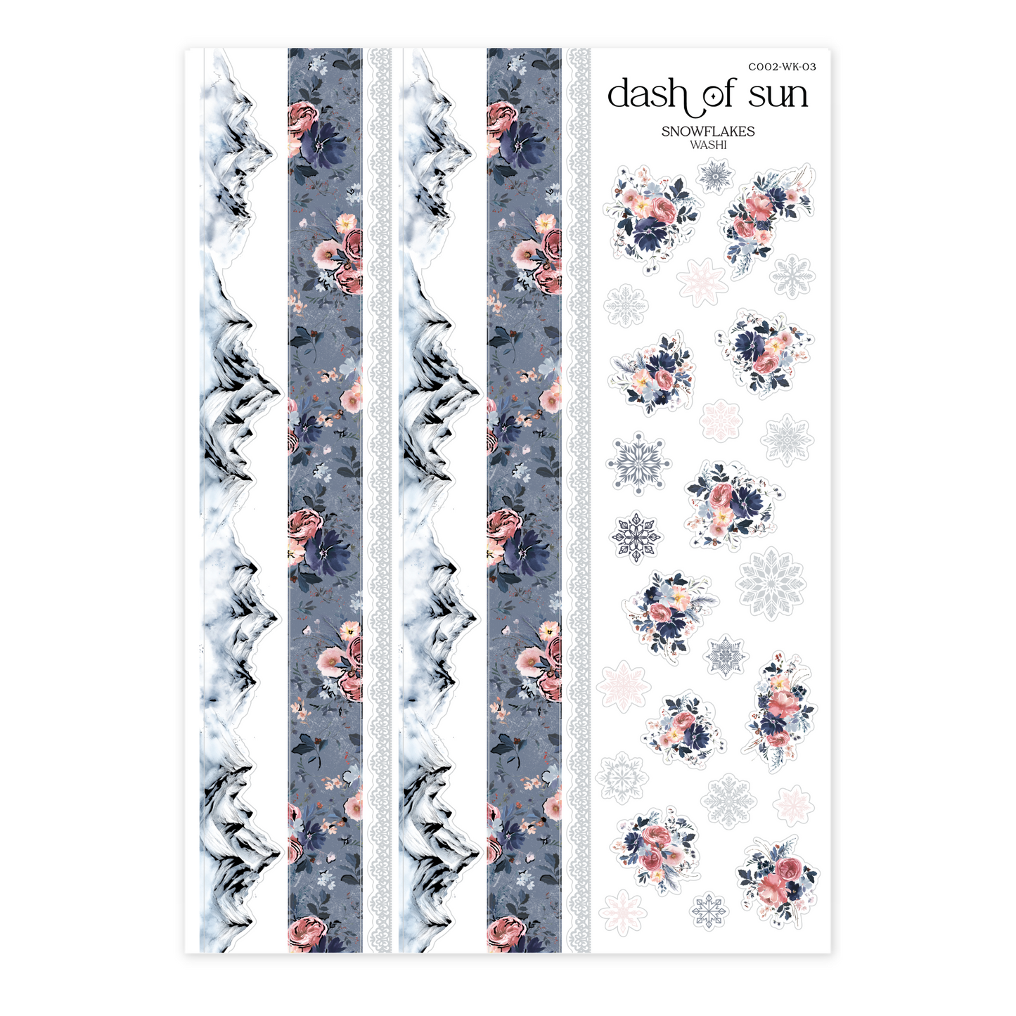 Snowflakes | Foiled Weekly Kit