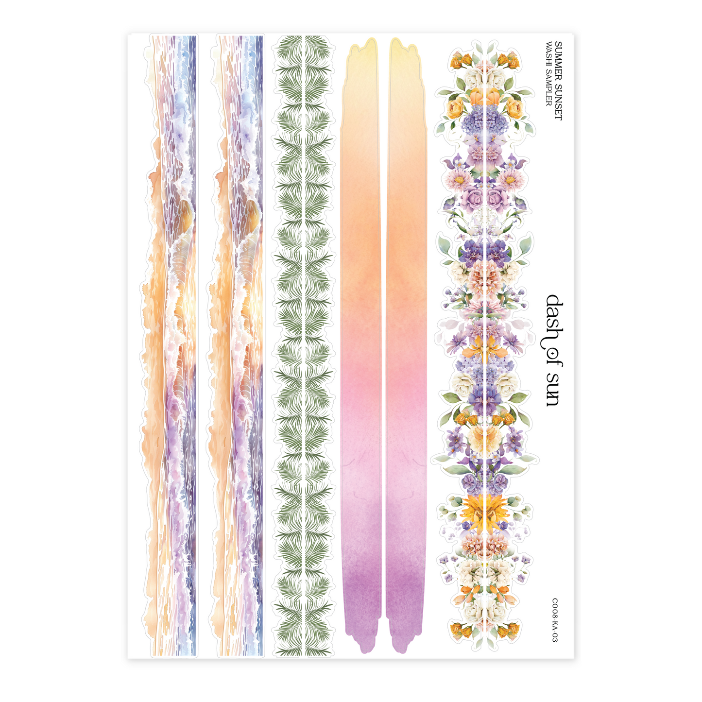 Summer Sunset | Washi Sampler