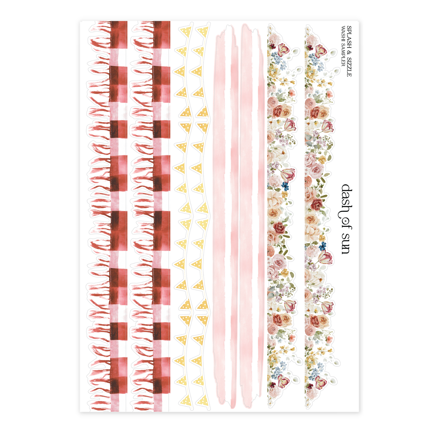 Splash & Sizzle | Washi Sampler