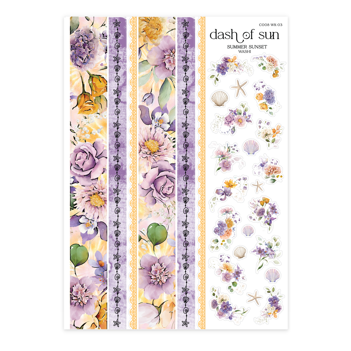 Summer Sunset | Foiled Weekly Kit