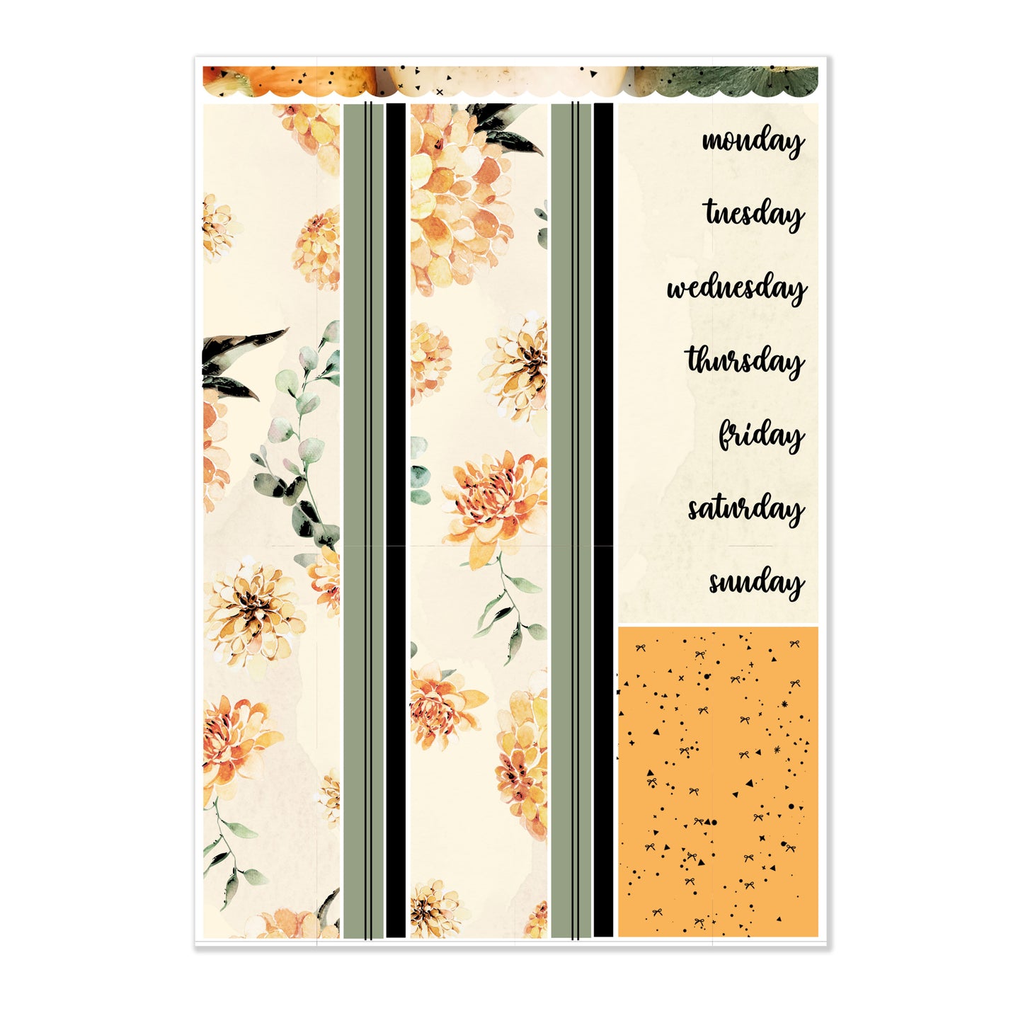 (CLEARANCE-OLD FORMAT) Autumn Vibes | Foiled Weekly Kit