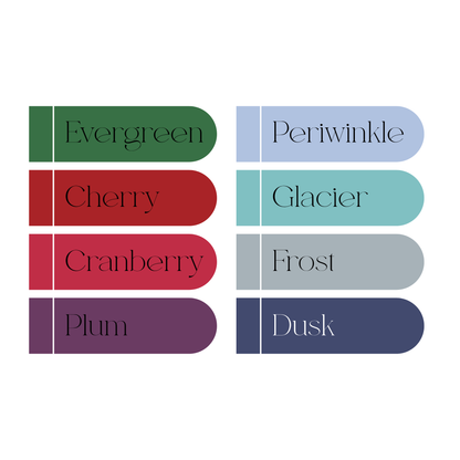 Alcohol Ink Swatches | Foiled Stickers | Winter Palette