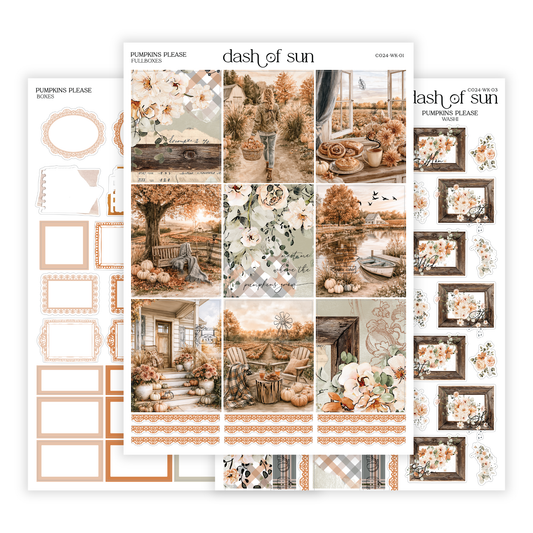 Pumpkins Please | Foiled Weekly Kit