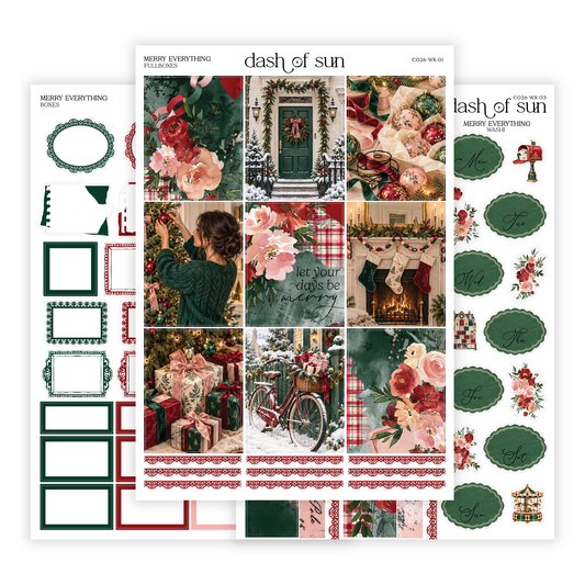 Merry Everything | Foiled Weekly Kit