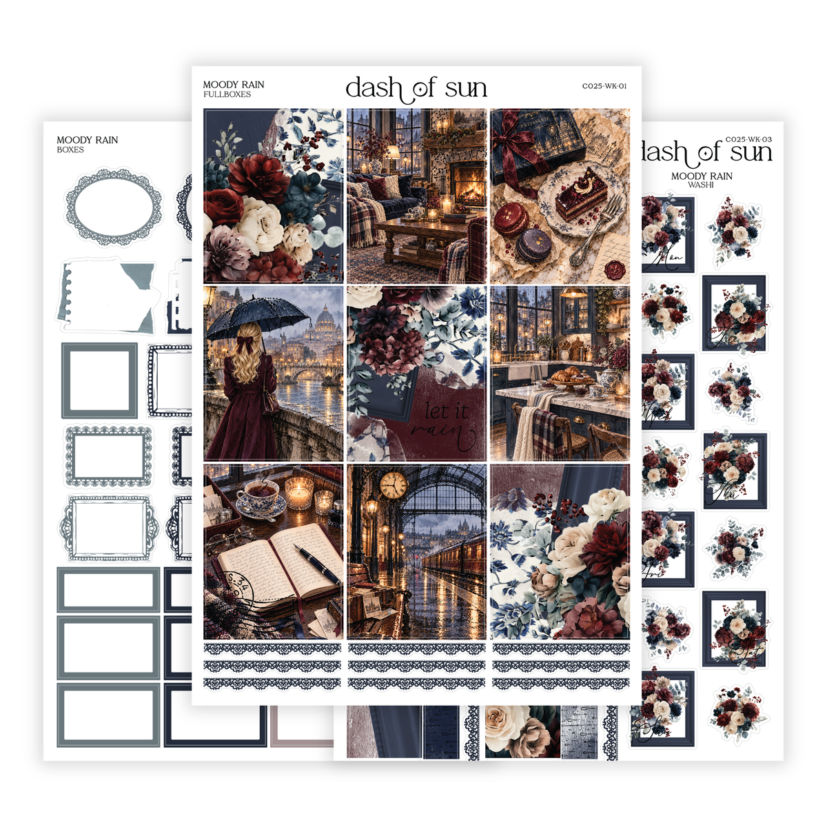 Moody Rain | Foiled Weekly Kit