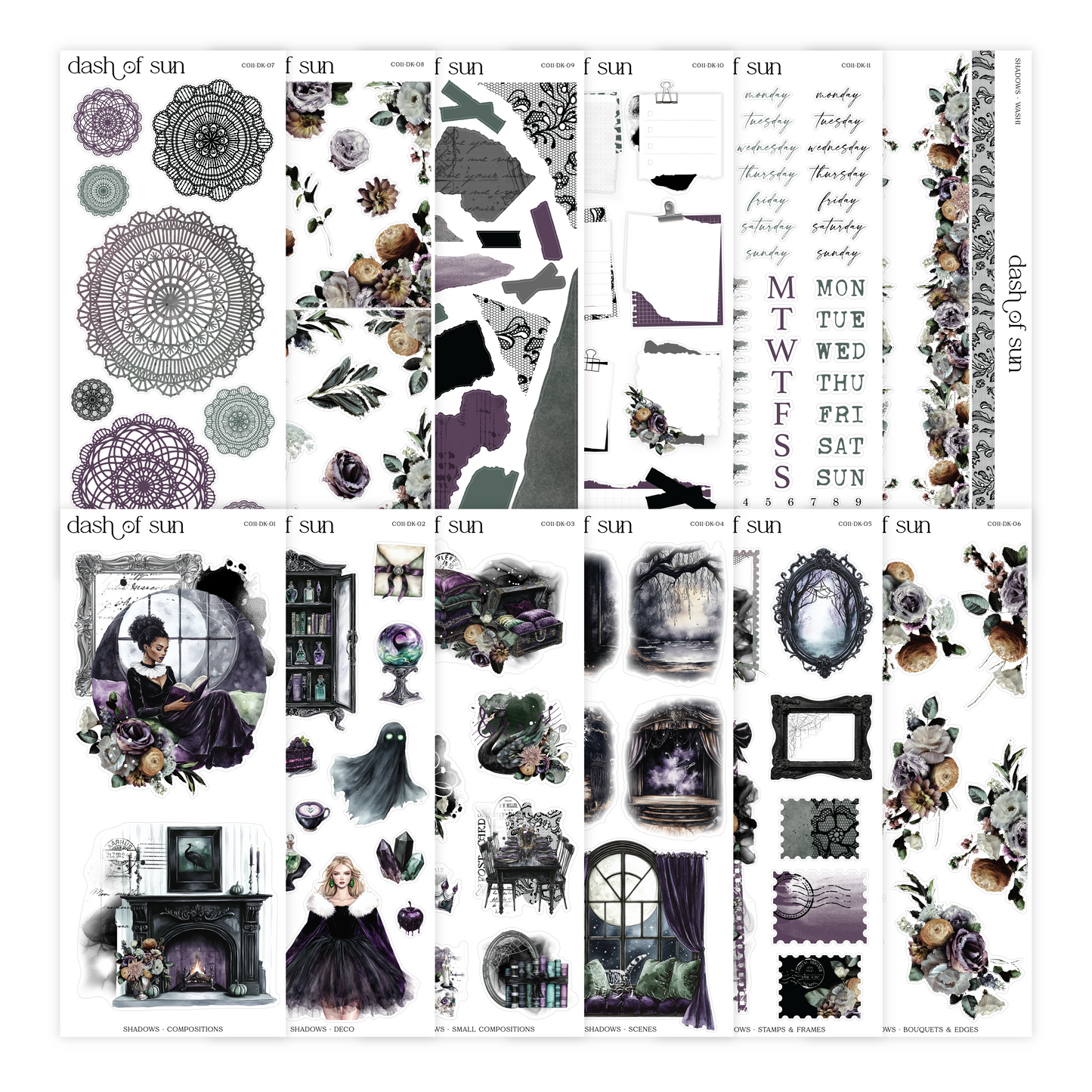 Shadows | Decorative Sticker Kit