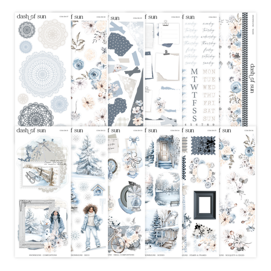 Snowbound | Decorative Sticker Kit