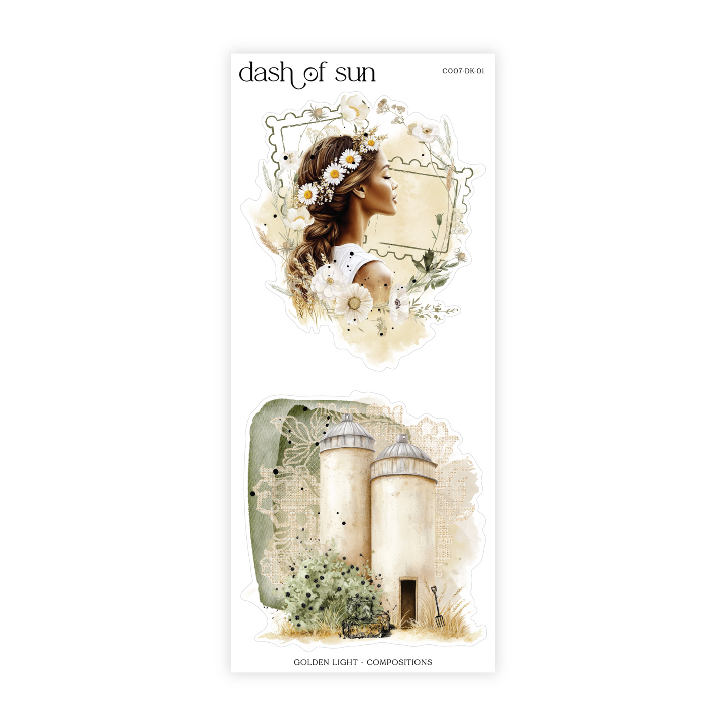 Golden Light | Decorative Sticker Kit