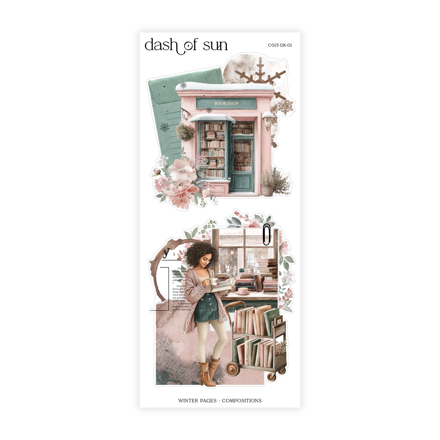 Winter Pages | Decorative Sticker Kit