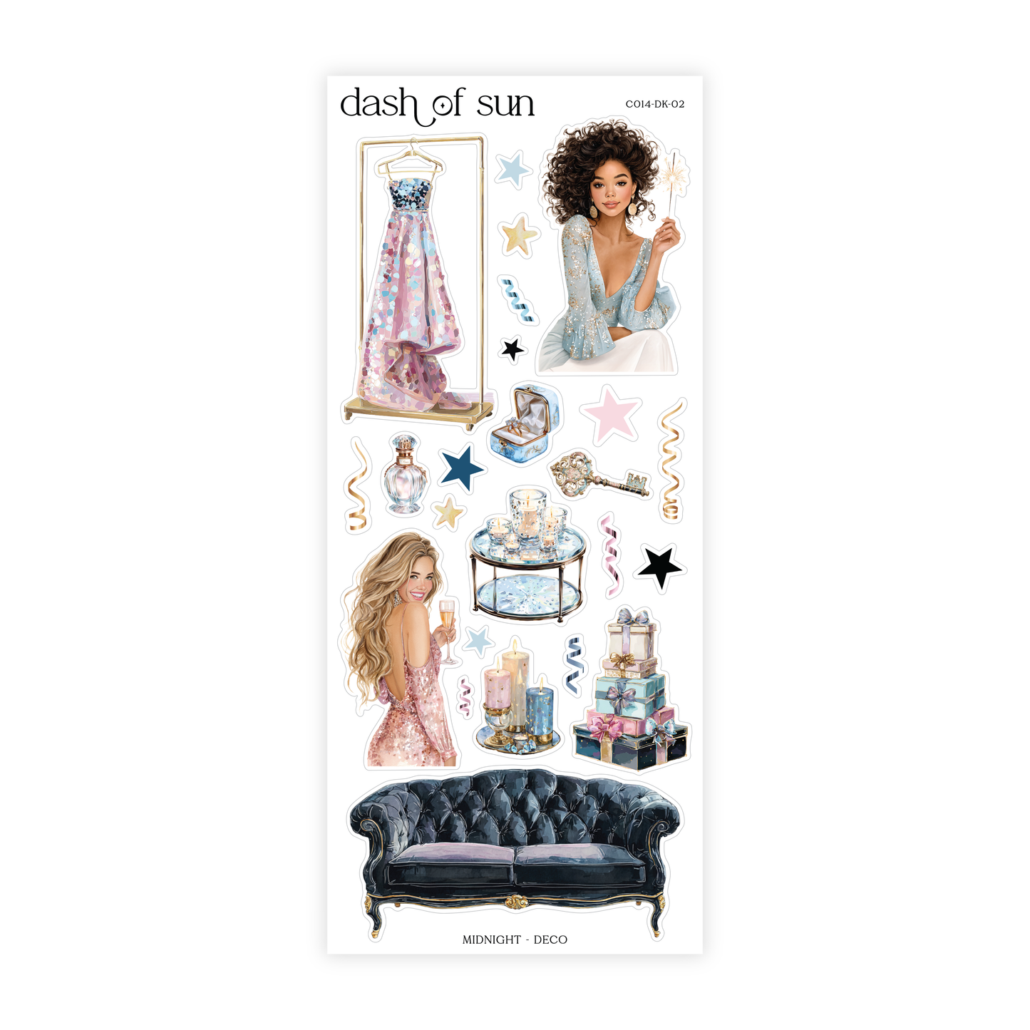 Midnight | Decorative Sticker Kit