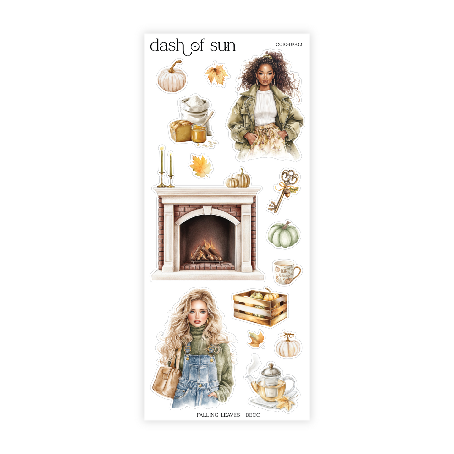 Falling Leaves | Decorative Sticker Kit