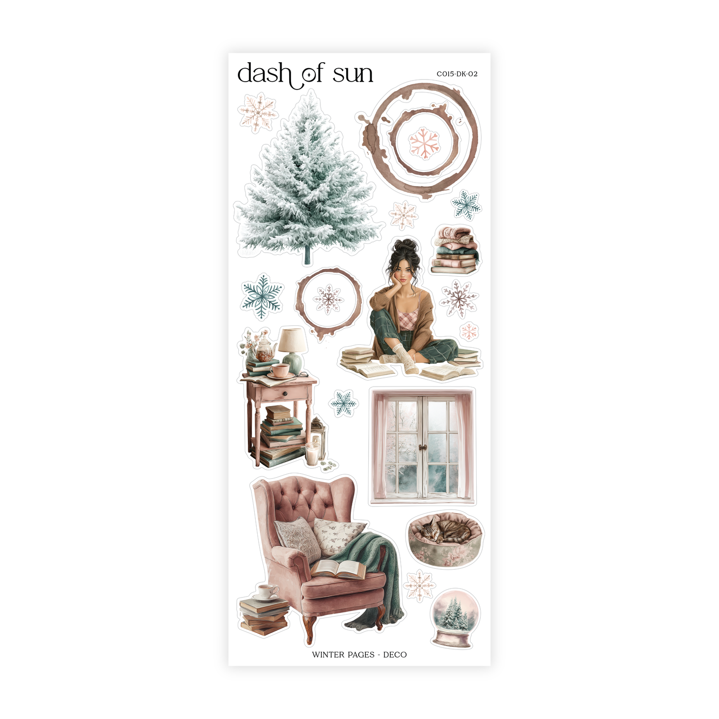 Winter Pages | Decorative Sticker Kit