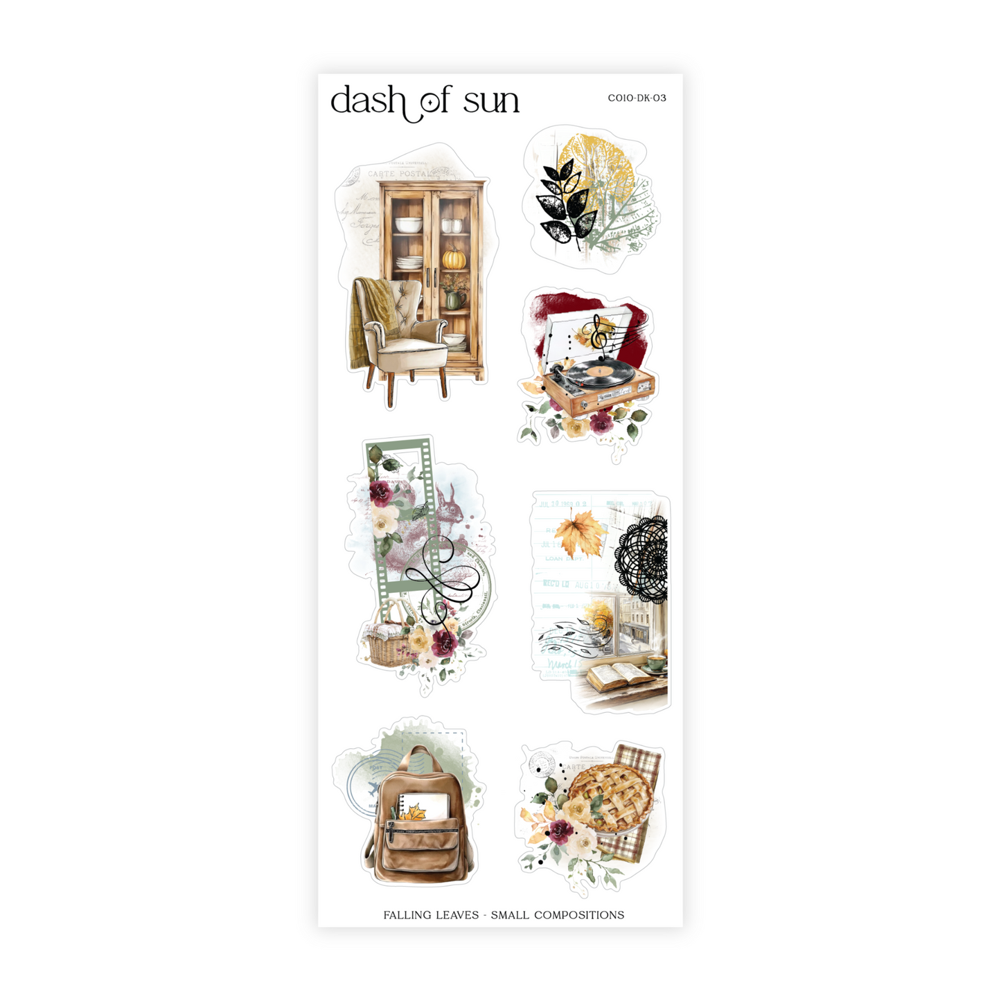 Falling Leaves | Decorative Sticker Kit