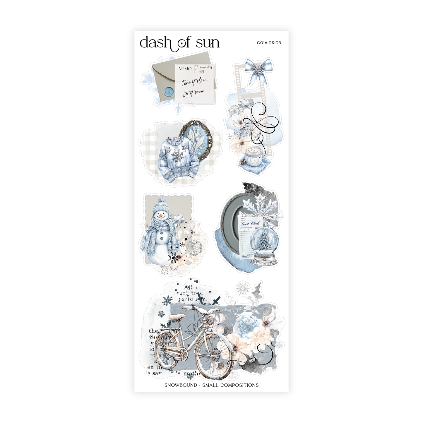 Snowbound | Decorative Sticker Kit