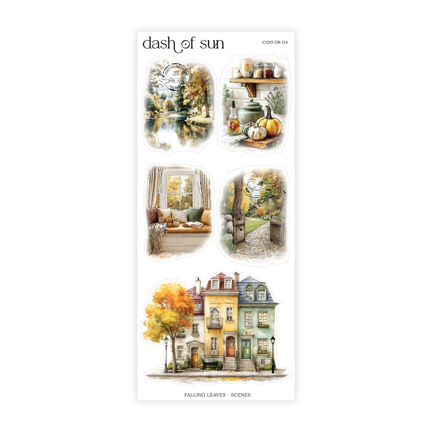 Falling Leaves | Decorative Sticker Kit