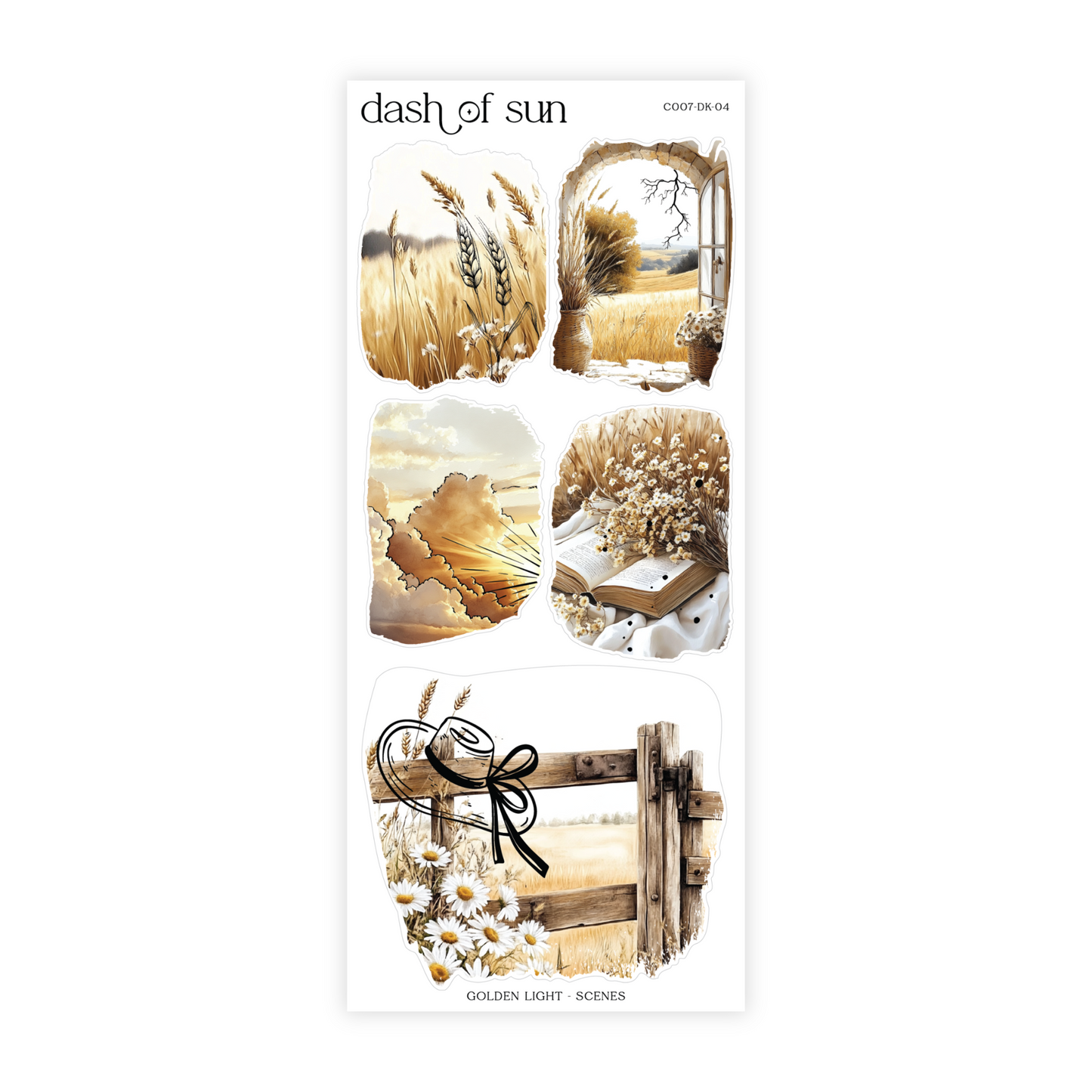 Golden Light | Decorative Sticker Kit