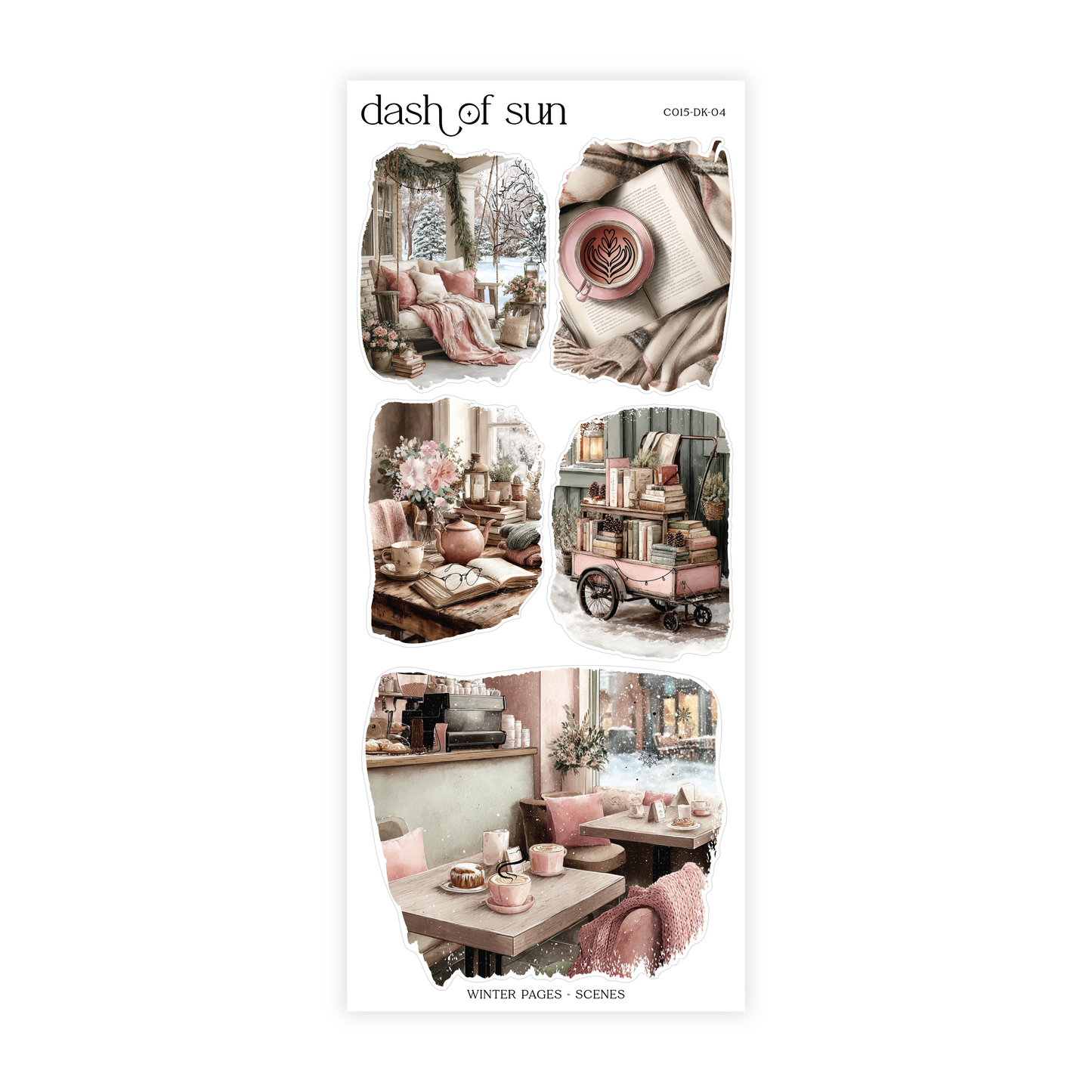 Winter Pages | Decorative Sticker Kit