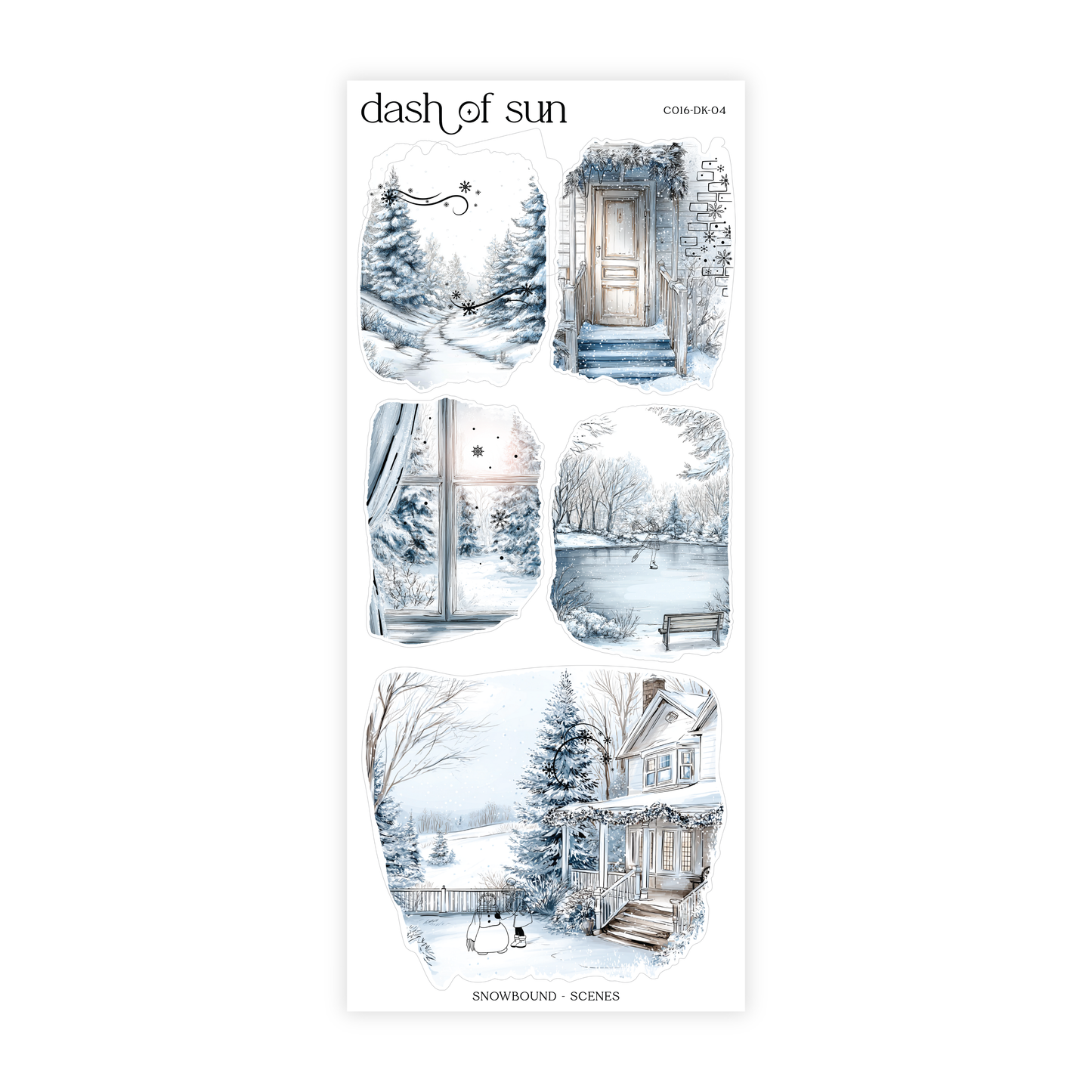 Snowbound | Decorative Sticker Kit