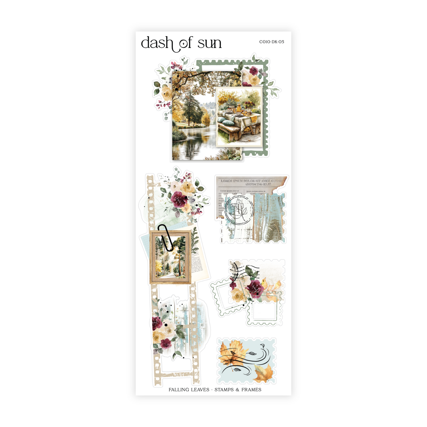 Falling Leaves | Decorative Sticker Kit