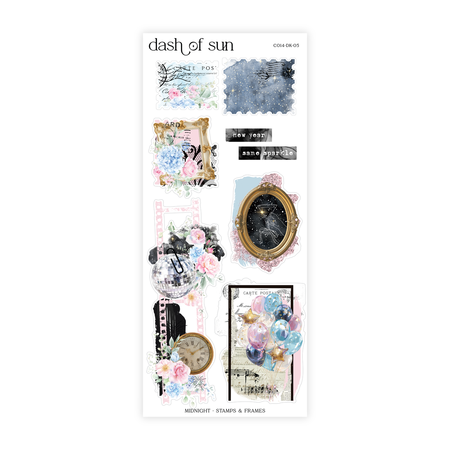 Midnight | Decorative Sticker Kit