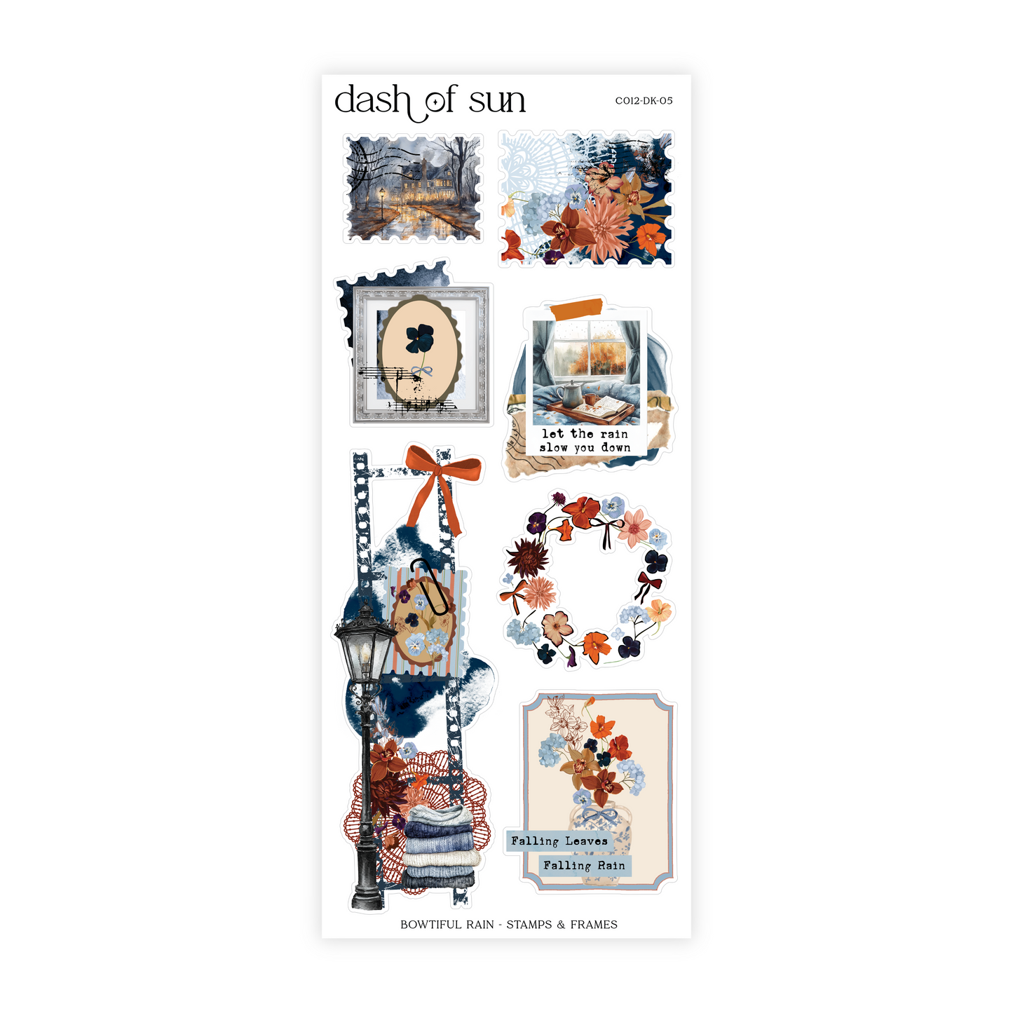 Bowtiful Rain | Decorative Sticker Kit