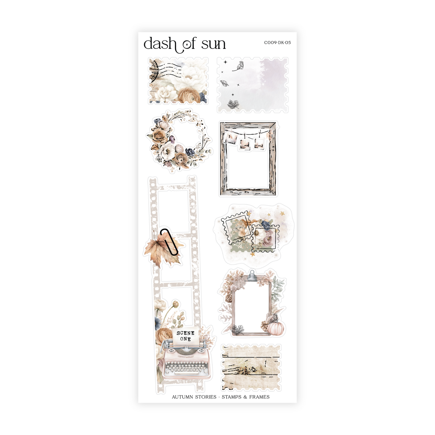 Autumn Stories | Decorative Sticker Kit