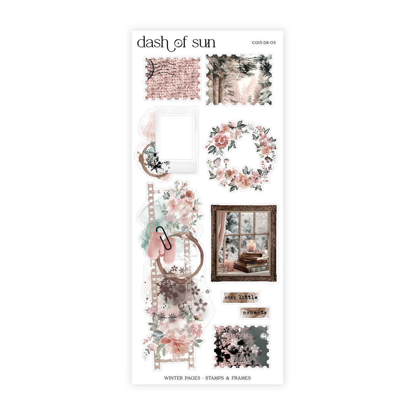 Winter Pages | Decorative Sticker Kit