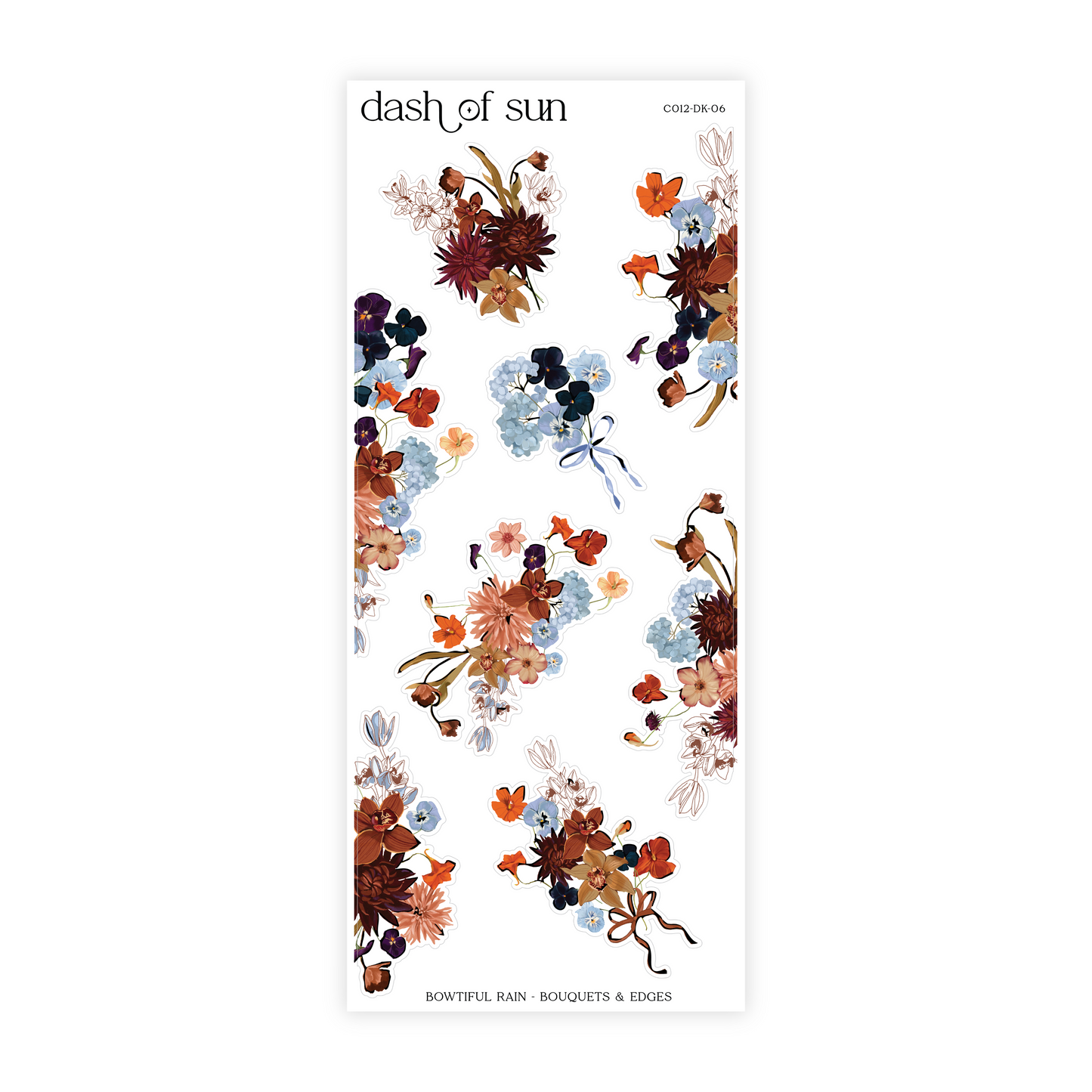 Bowtiful Rain | Decorative Sticker Kit