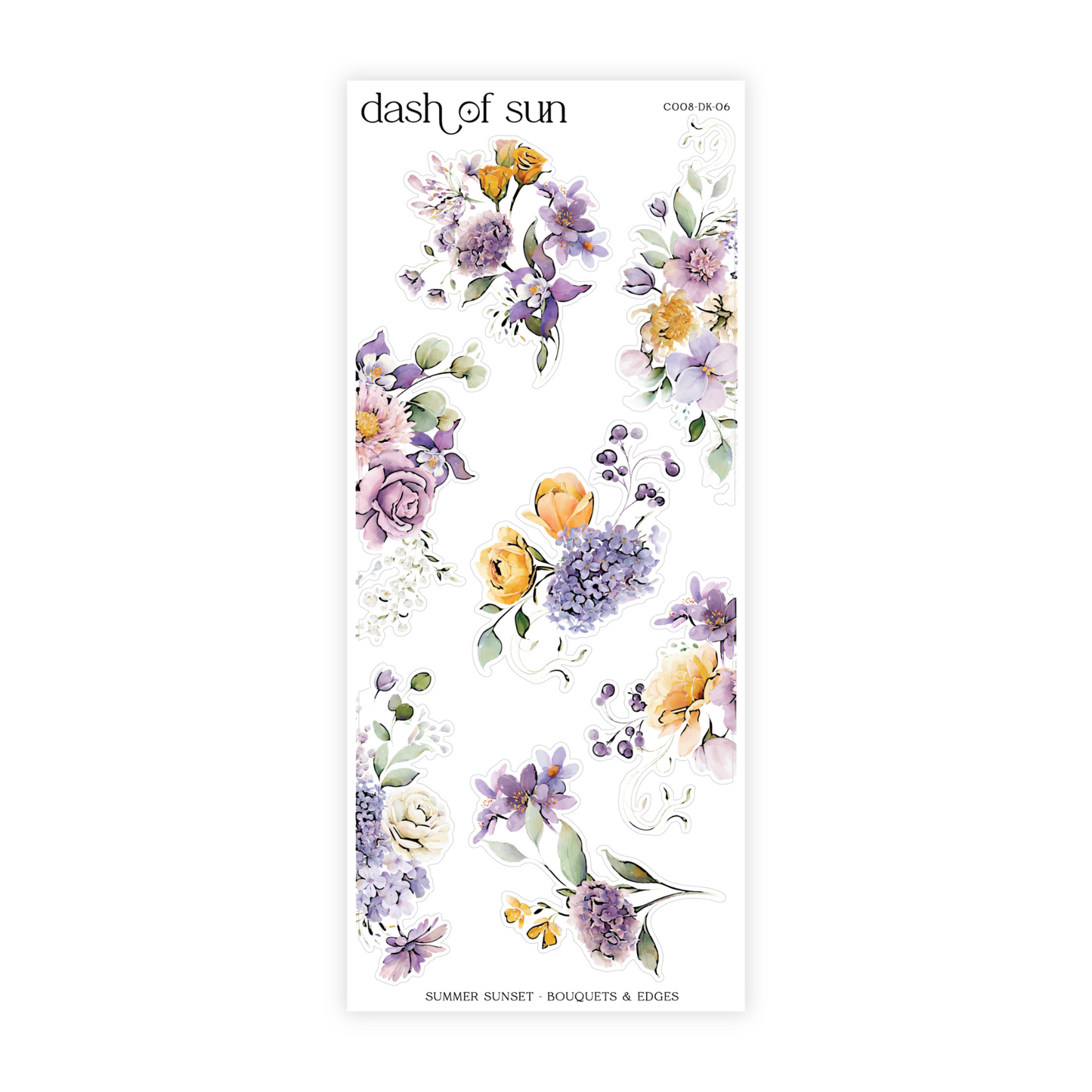Summer Sunset | Decorative Sticker Kit