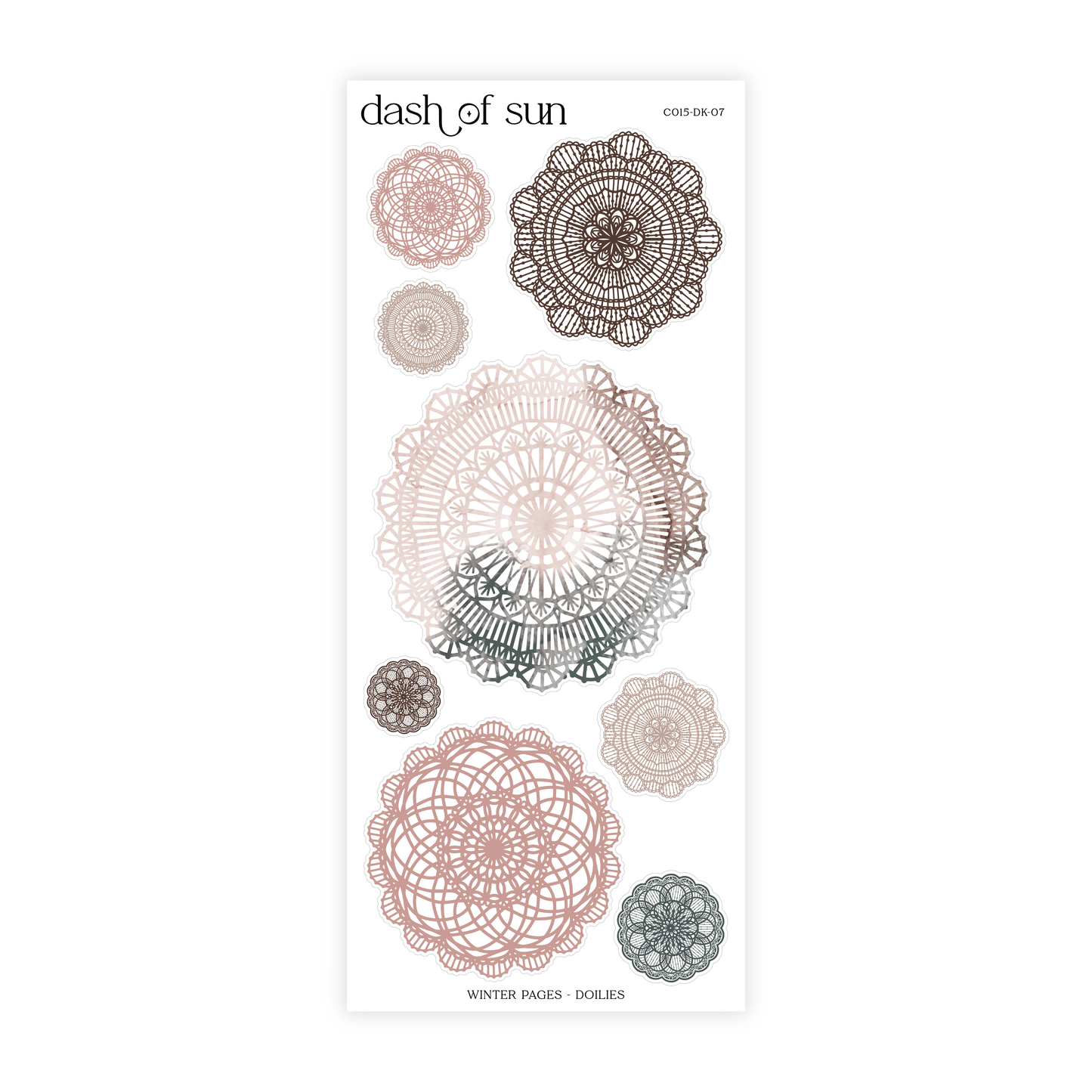 Winter Pages | Decorative Sticker Kit