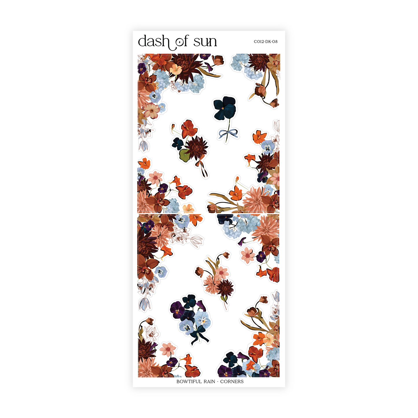 Bowtiful Rain | Decorative Sticker Kit