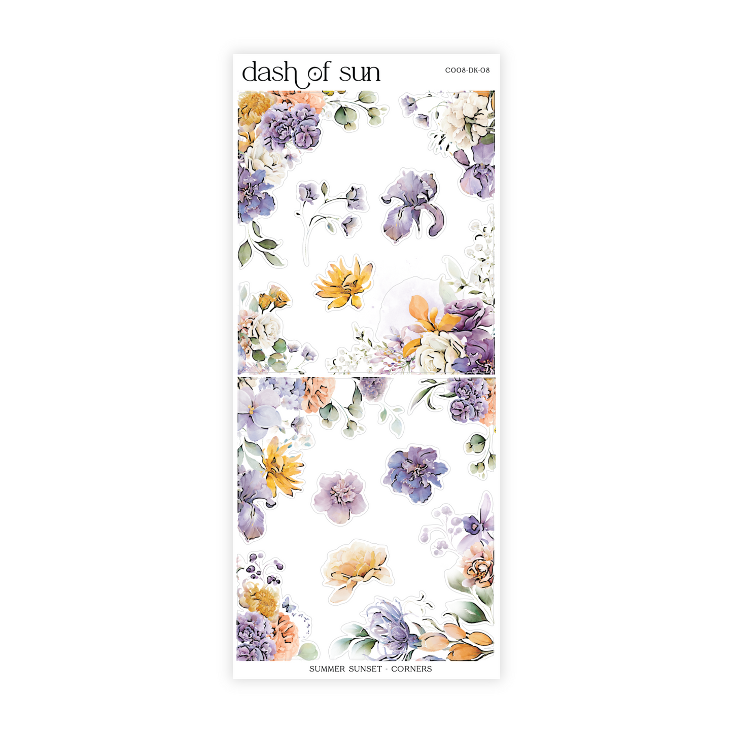 Summer Sunset | Decorative Sticker Kit