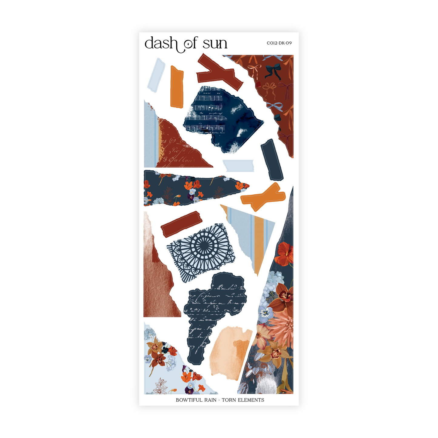 Bowtiful Rain | Decorative Sticker Kit