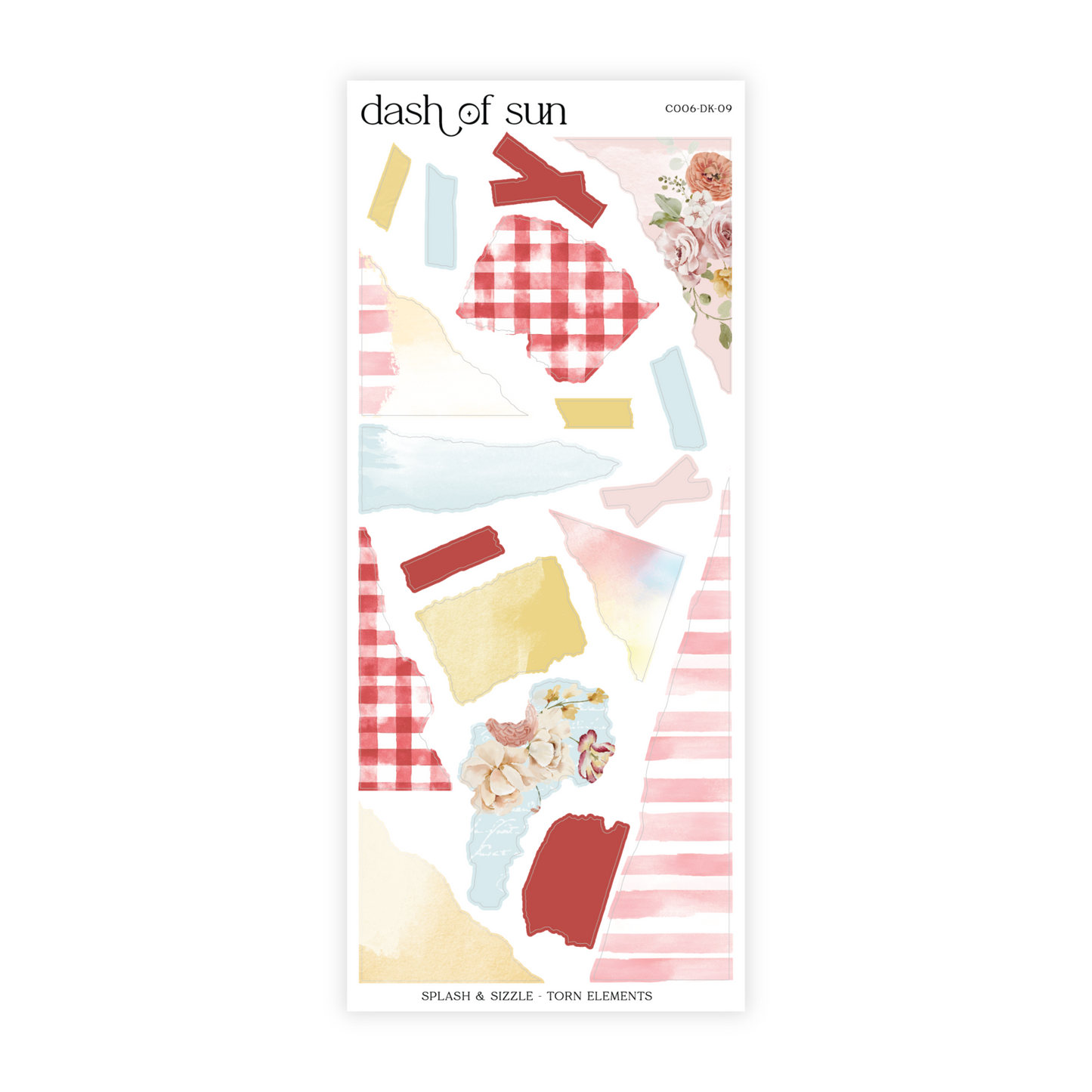 Splash & Sizzle | Decorative Sticker Kit